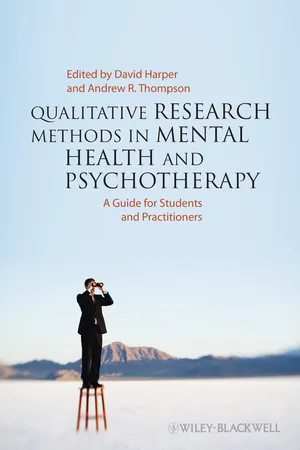 Qualitative Research Methods in Mental Health and Psychotherapy