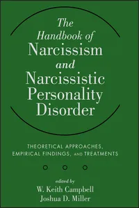 The Handbook of Narcissism and Narcissistic Personality Disorder_cover