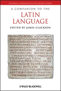 A Companion to the Latin Language_cover