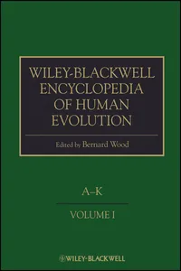 Wiley-Blackwell Encyclopedia of Human Evolution_cover