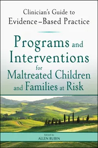 Programs and Interventions for Maltreated Children and Families at Risk_cover