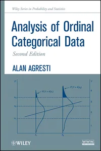 Analysis of Ordinal Categorical Data_cover
