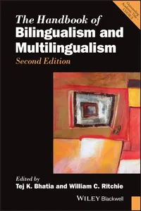 The Handbook of Bilingualism and Multilingualism_cover