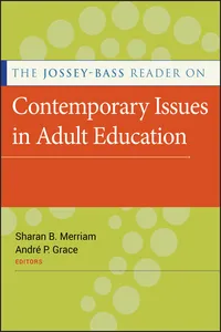 The Jossey-Bass Reader on Contemporary Issues in Adult Education_cover