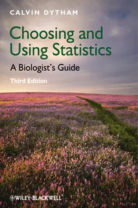 Choosing and Using Statistics_cover