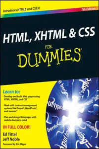 HTML, XHTML and CSS For Dummies_cover