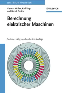 Berechnung elektrischer Maschinen_cover