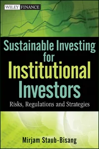 Sustainable Investing for Institutional Investors_cover