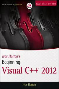Ivor Horton's Beginning Visual C++ 2012_cover
