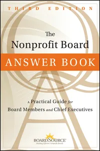 The Nonprofit Board Answer Book_cover