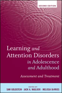 Learning and Attention Disorders in Adolescence and Adulthood_cover