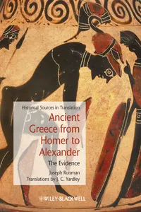 Ancient Greece from Homer to Alexander_cover