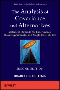The Analysis of Covariance and Alternatives_cover