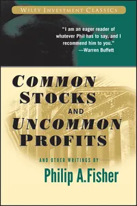 Common Stocks and Uncommon Profits and Other Writings_cover