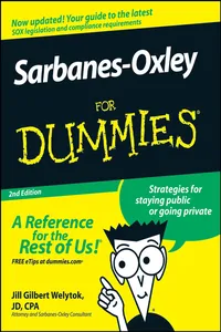 Sarbanes-Oxley For Dummies_cover