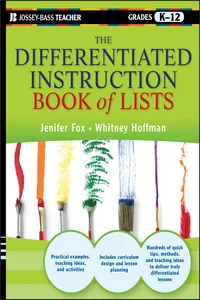 The Differentiated Instruction Book of Lists_cover