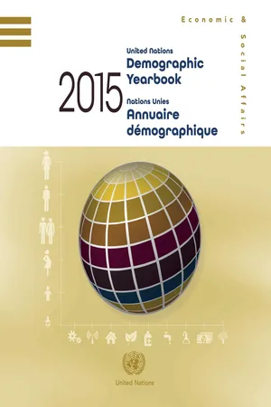 United Nations Demographic Yearbook 2015. Issue 66
