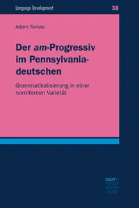 Der "am"-Progressiv im Pennsylvaniadeutschen_cover