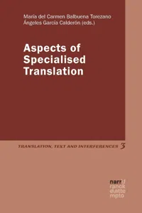 Aspects of Specialised Translation_cover