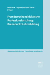 Fremdsprachendidaktische Professionsforschung: Brennpunkt Lehrerbildung_cover