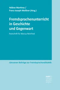 Fremdsprachenunterricht in Geschichte und Gegenwart_cover