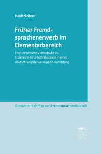 Früher Fremdsprachenerwerb im Elementarbereich_cover