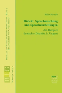 Dialekt, Sprachmischungen und Spracheinstellungen_cover