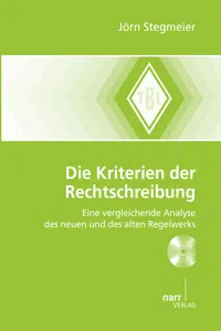 Die Kriterien der Rechtschreibung_cover