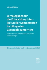 Lernaufgaben für die Entwicklung interkultureller Kompetenzen im bilingualen Geographieunterricht_cover