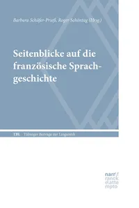 Seitenblicke auf die französische Sprachgeschichte_cover