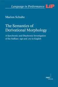 The Semantics of Derivational Morphology_cover