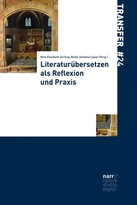 Literaturübersetzen als Reflexion und Praxis_cover