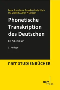 Phonetische Transkription des Deutschen_cover