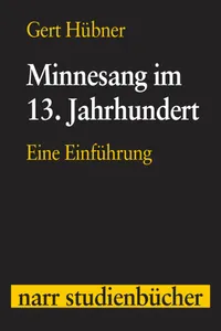 Minnesang im 13. Jahrhundert_cover