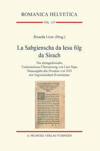 La Sabgienscha da Iesu filg da Sirach_cover