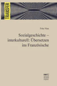 Sozialgeschichte - interkulturell: Übersetzen ins Französische_cover