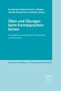 Üben und Übungen beim Fremdsprachenlernen_cover