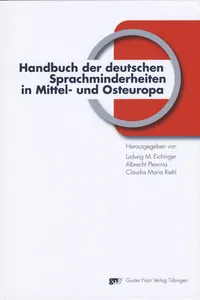 Handbuch der deutschen Sprachminderheiten in Mittel- und Osteuropa_cover