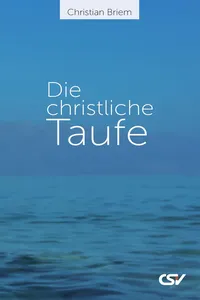 Die christliche Taufe_cover