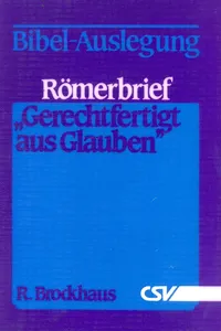 Römerbrief - Gerechtfertigt aus Glauben_cover