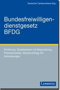 BFDG Bundesfreiwilligendienstgesetz_cover