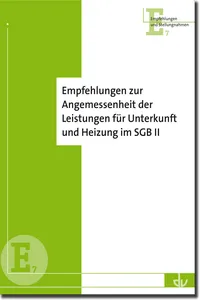 Empfehlungen zur Angemessenheit von Leistungen für Unterkunft und Heizung im SGB II_cover