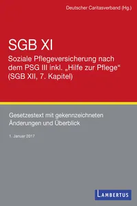 SGB XI - Soziale Pflegeversicherung mit eingearbeitetem PSG III inkl. "Hilfe zur Pflege_cover