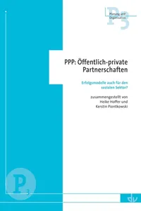 PPP: Öffentlich-private Partnerschaften_cover