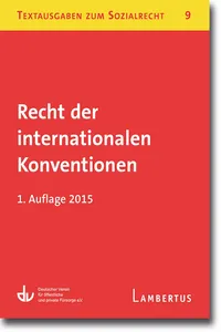 Recht der internationalen Konventionen_cover