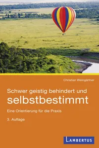 Schwer geistig behindert und selbstbestimmt_cover