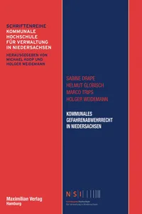 Kommunales Gefahrenabwehrrecht in Niedersachsen_cover