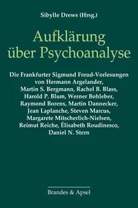 Aufklärung über Psychoanalyse_cover