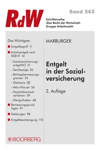 Entgelt in der Sozialversicherung_cover