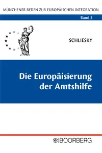 Die Europäisierung der Amtshilfe_cover